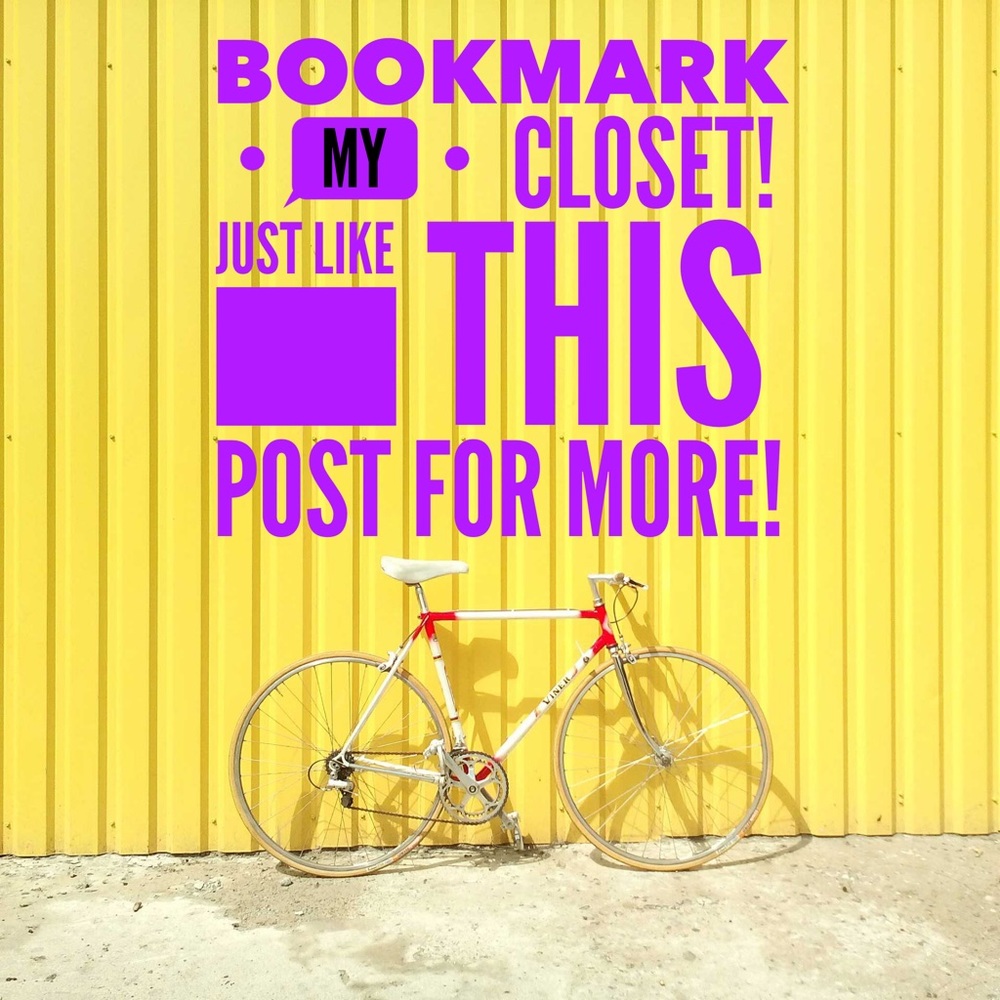Bookmark My Closet! Just hit Like & Be in the Know